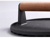 Heavy Duty Cast Iron Burger Press for Grill Steak Bacon and Smash Burgers