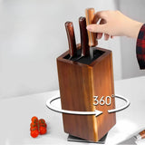 wood knife block