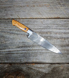 8" Tri-star Olive Burl Chef Knife