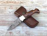 Handmade Damascus Folding Pocket Knife