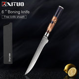 XITUO 9 Pieces Damascus Steel Chef  Knives Set