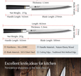 XINZUO 240/270/300mm Japanese Sashimi Sushi Knife