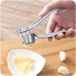 Stainless Steel Garlic Press Crusher Kitchen Cooking Ginger Squeezer