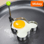 Stainless Steel 5 Style Fried Egg Pancake Shaper Omelets Mold Rings