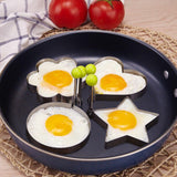 Breakfast Omelets Mold Silicone Egg Pancake Ring Shaper Egg Fired Mold