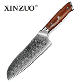 XINZUO 3PCS Kitchen Japanese forged Damascus Steel Chef Knife Sets