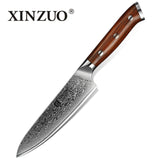 XINZUO 3PCS Kitchen Japanese forged Damascus Steel Chef Knife Sets