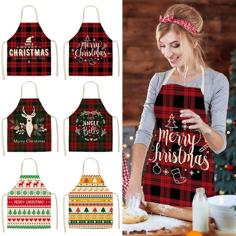 Linen Merry Christmas Decorations for Home Kitchen