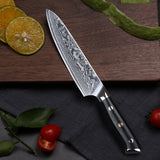TURWHO 6 PCS Kitchen Japanese Damascus Steel  Knives Set