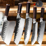 Handmade Forged Chinese Knifes Set