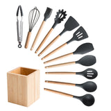 Silicone Cooking Utensils Set Non-Stick Spatula Cooking Tools Set