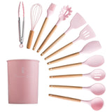 Silicone Cooking Utensils Set Non-Stick Spatula Cooking Tools Set