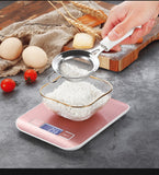 LCD Display 1g/0.1oz Stainless Steel Digital Kitchen Scale
