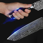 IWELAI Stainless Steel Japanese Kitchen Chef Knives Set