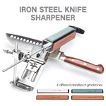 Iron Steel Fixed Kitchen Professional Knife Sharpener Fix-Angle 120-1500Grit Stones