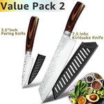 Professional Japanese Chef Knives 7CR17 Stainless Steel Kitchen Knife Set