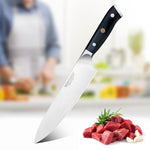 Japanese 6 Pcs 8 inch Kitchen Carbon Steel Chef Knife Set