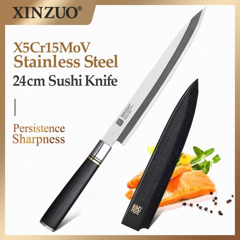 XINZUO 240/270/300mm Japanese Sashimi Sushi Knife