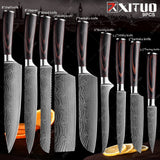 XITUO kitchen chef knife Set