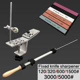Fixed Professional Knife sharpener Diamond 120-5000 Grit Whetstone