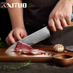 XITUO Japanese Damascus Chef Knife set