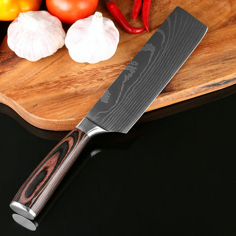 XITUO 7''Japan Santoku Vegetable Chef knife