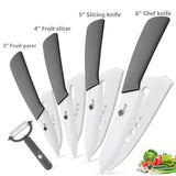 Ceramic Knives Kitchen knives 3 4 5 6 inch Chef knife Set+peeler