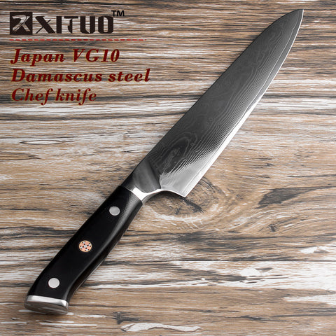 VG10 Damascus steel kitchen  Chef knife