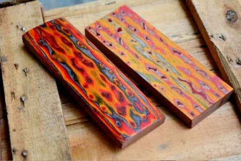 3D Color Knife Making wood  120/160 for Knife handle DIY tools Making